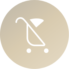 ベビーカーのアイコン