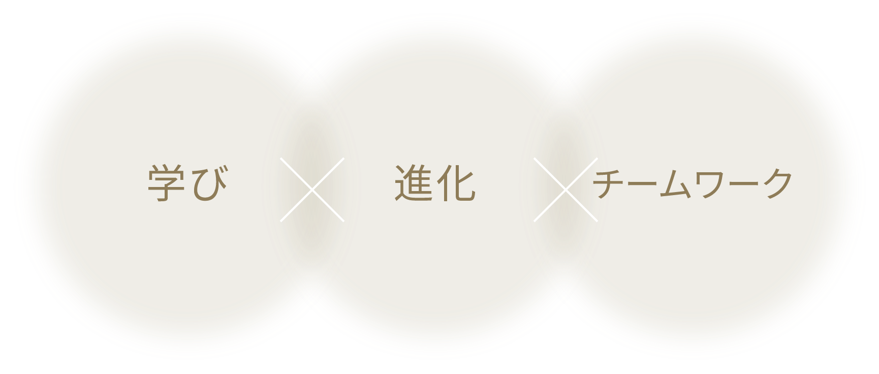 学び　進化　チームワーク